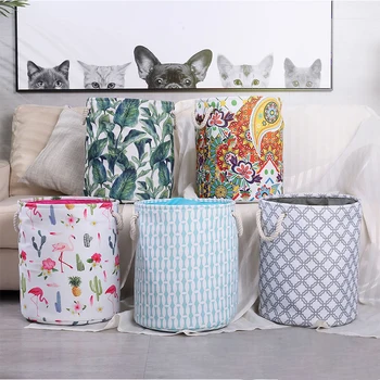 

Waterproof Double-Layer EVA Fabric Collapsible Laundry Basket Dirty Clothes Organizer Toys Storage Bucket Hamper With Handles