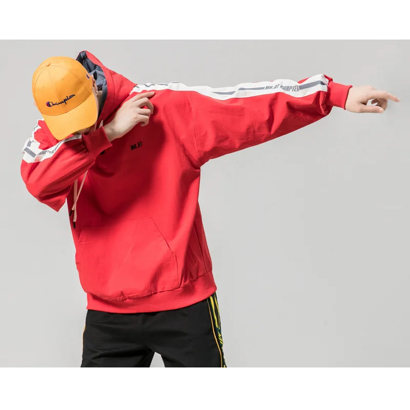 

Vertical Ze Produced 18aw National Trends Mixed Colors Printed Hooded Jacket Men'S Wear Japanese-style Loose-Fit Pullover Coat F