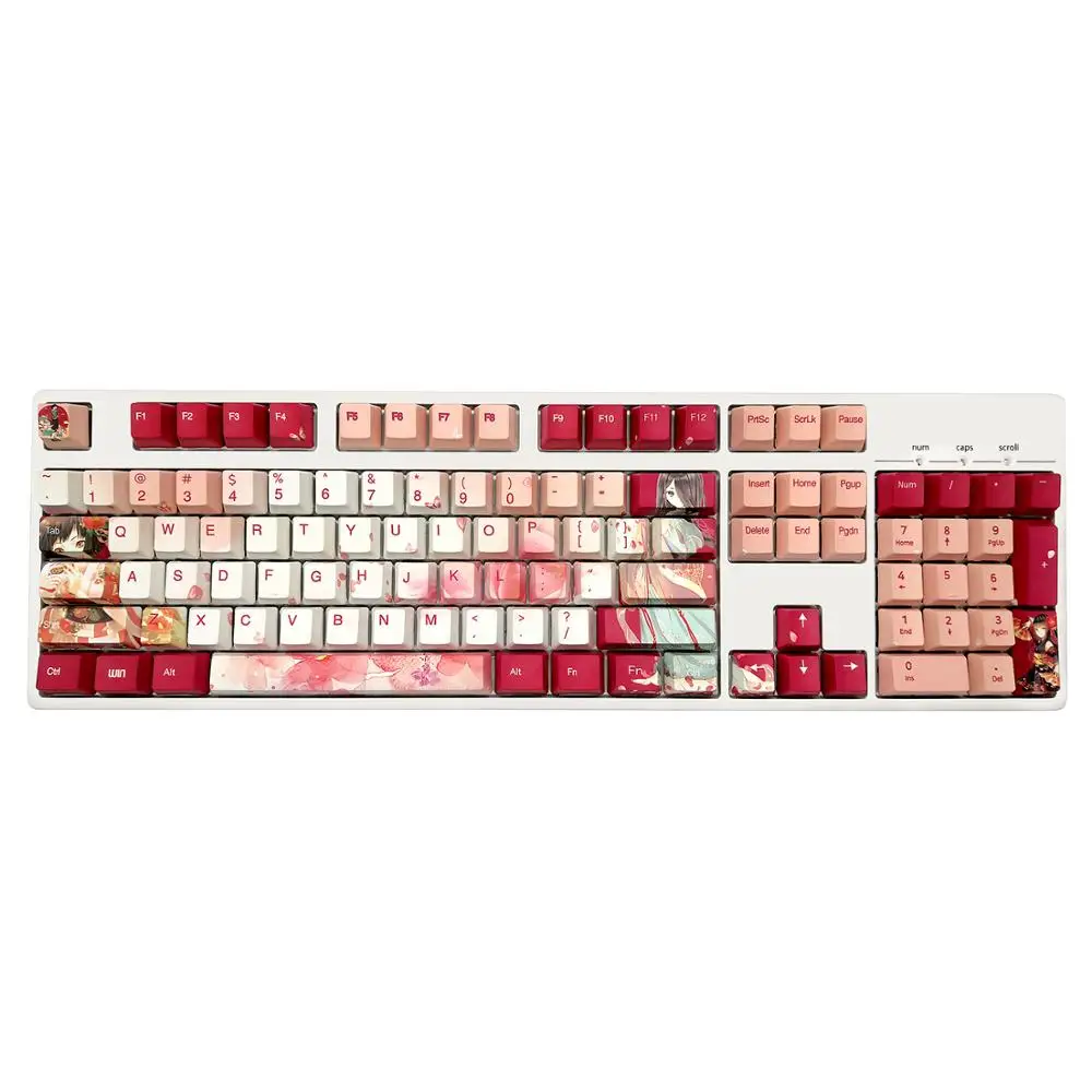 Аниме колпачки для ключей 60% OEM Подарочная коробка anne pro 2 Ducky one mini Razer Huntsman Mini durgod