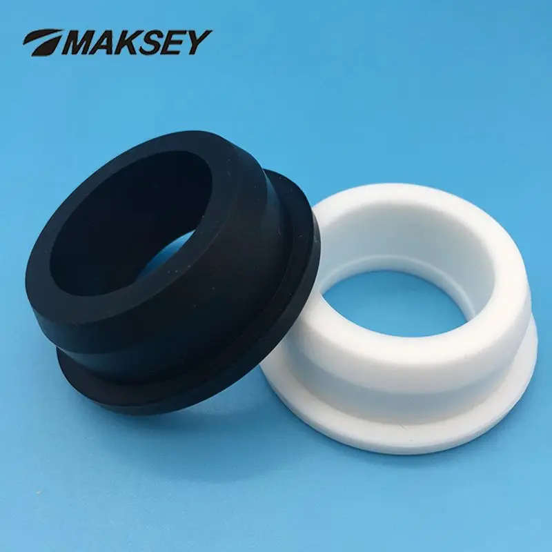 Prensaestopas De Goma Para Cable De Barco - Diámetro 105mm, Cónico Ajustable, Impermeable Y Resistente A La Intemperie (Blanco)