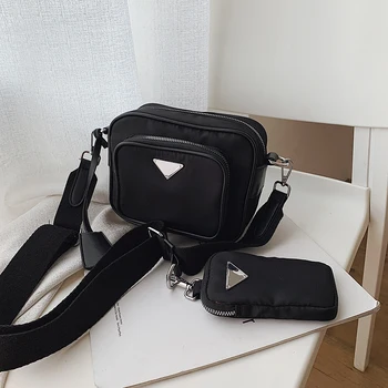 

2020 Women Crossbody Bag Causal Luxury Handbags Women Bags Designer With Mini Pocket Luxury Brand Female Shoulder Messenger Bag