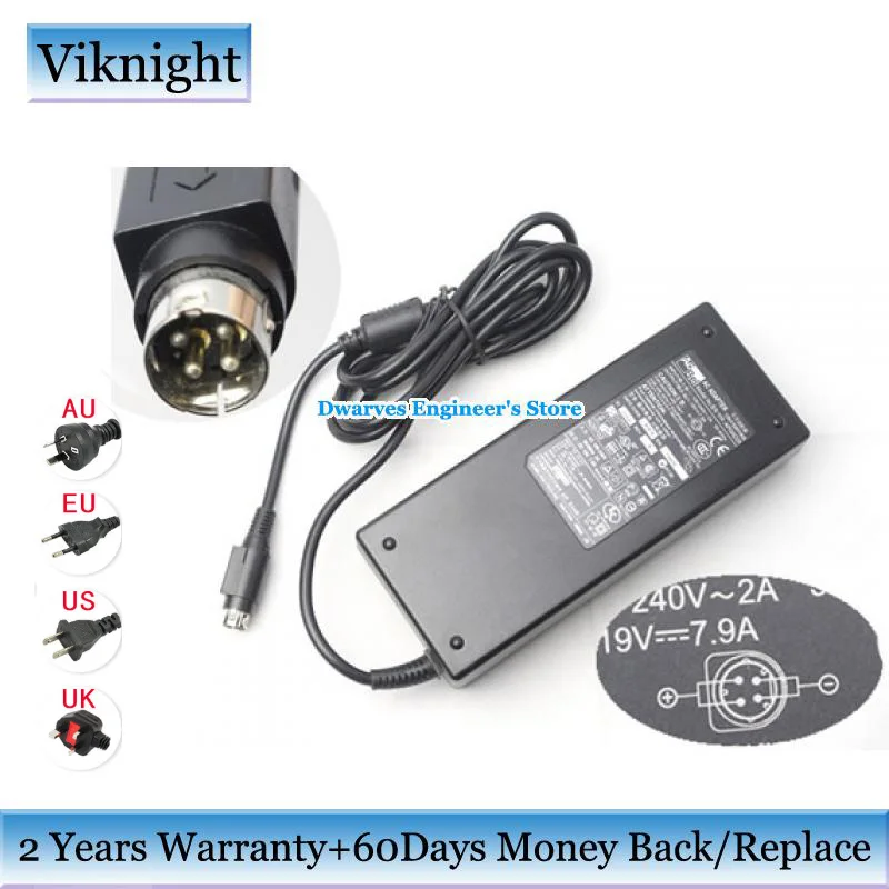 

Genuine charger AP13AD25 API3AD25 150W 19V 7.9A AC power supply Adapter For acbel ADP-150CB PA-1151-08QA 4pin Laptop Adapter