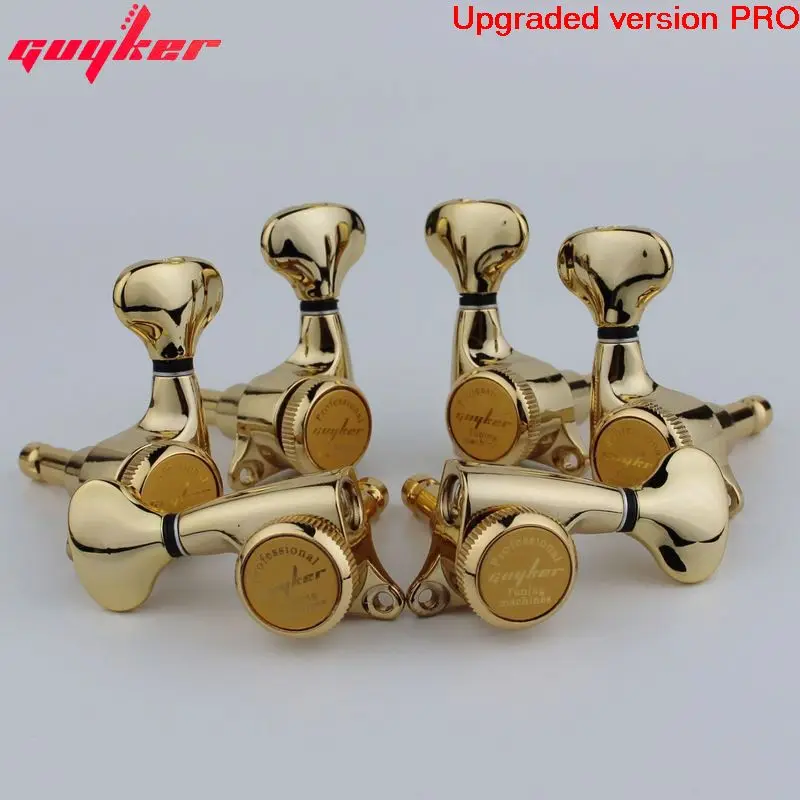 Afinador de Cordas de Bloqueio de Ouro da Guyker Sintonizador de Cabeças para Máquina de Guitarra Elétrica - Image 2