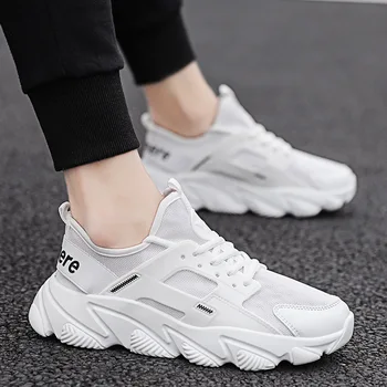 

2019 new summer net shoes men's casual shoes men's breathable running shoes small white shoes running shoes for men