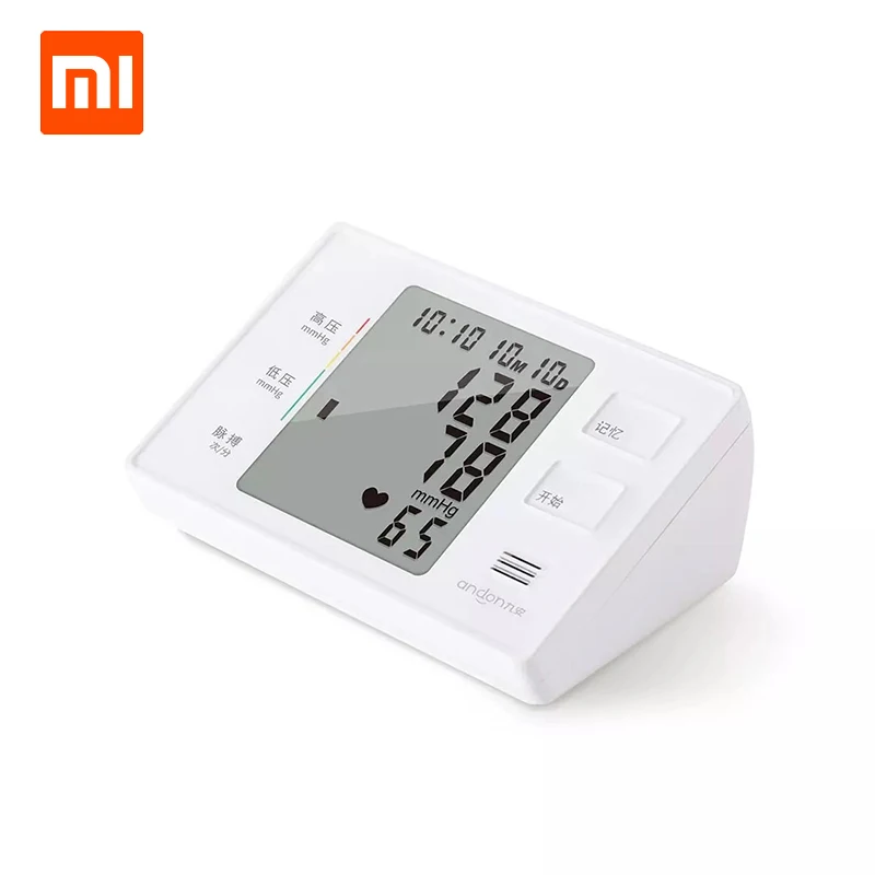 Xiaomi Andon электронный сфигмоманометр ЖК-экран Смарт-рычаг мульти-алгоритм голосовой трансляции обнаружения сердечного ритма легко использовать