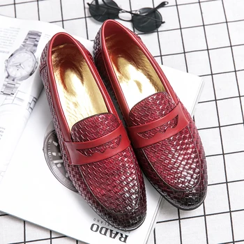 

2020 Fashion Formal Shoes Men In Big Size 47 48 Black Business Men Shoes Luxury Office Shoes for Mens Designer Party Shoes Men