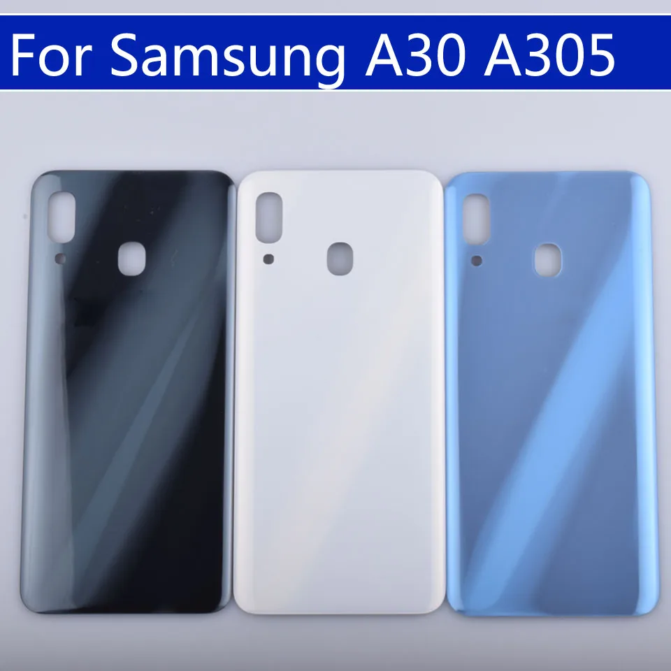 10шт \ Лот для samsung Galaxy A30 A305 A305F SM-A305F корпус крышка батареи задняя крышка чехол задняя дверь шасси оболочка для A30