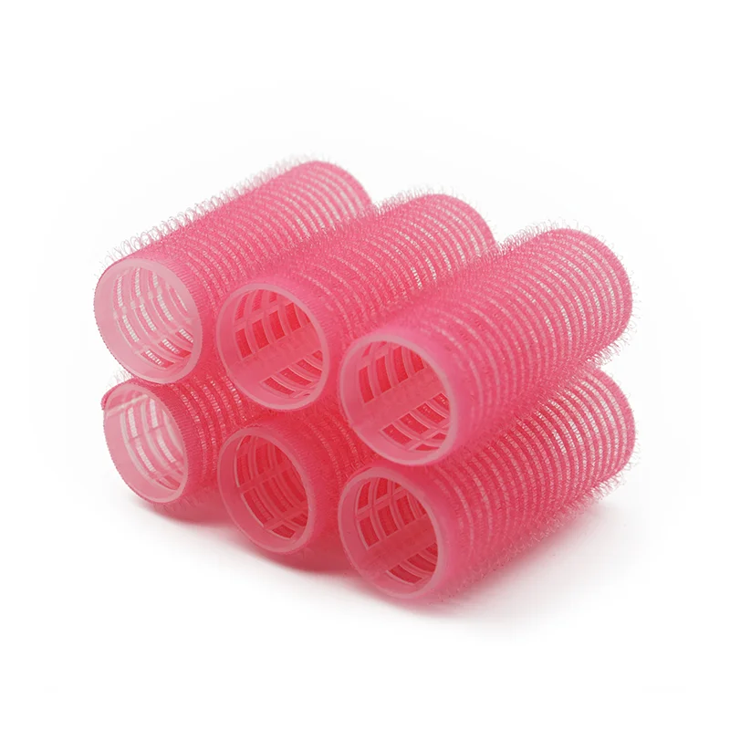 24mm 74Bag Hairdressing Home Use Magic Large Self-Adhesive Hair Rollers Styling Roller Roll Curler Hair Beauty Curly Tools for 1pcs 19 14mm 3m self adhesive large wiring buckle car harness clip