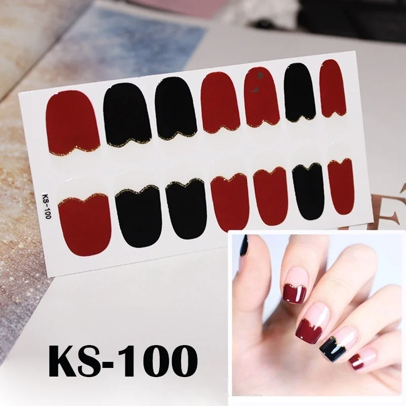 Леди KINDOM DIY стикеры 3D на ногти Nail Art Сердце сетки шаблон полоски лака для ногтей водонепроницаемый дизайн ногтей экологическая фольга для обертывания ногтей