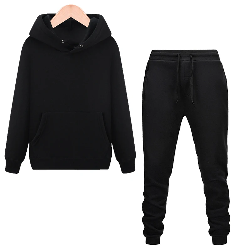 

Men's Printed Hoodie Pants Set Men Tracksuit Hoodie Sweatpants Autumn Winter Running Jogging Sportswear Suits