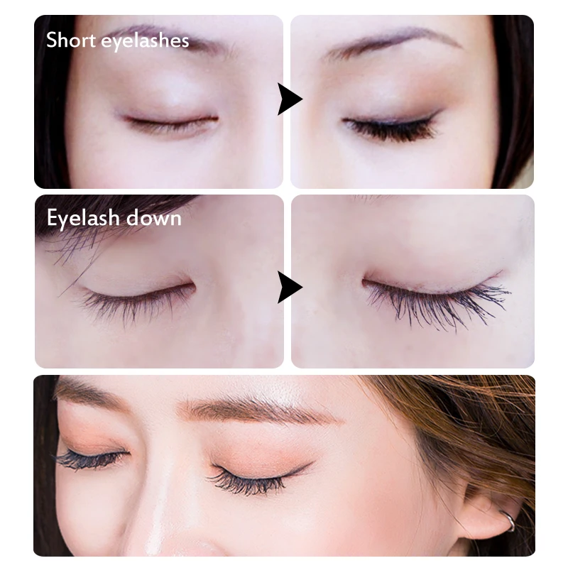 Новые брендовые длинные загнутые тушь для ресниц Smudge-proof Eye Lash удлинение макияж водостойкая ресница черные утолщающие удлинение