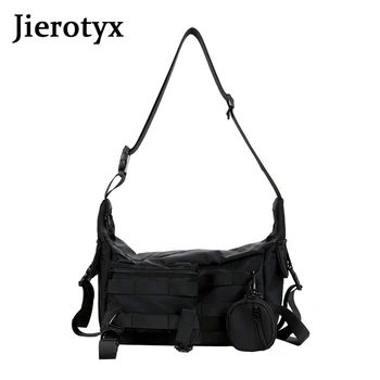 

JIEROTYX Luxury Fashion Women's Shoulder Bags Soft Strap Casual Stitching Shoulder Bags Women Square Crossbody Bag 2020 Sac