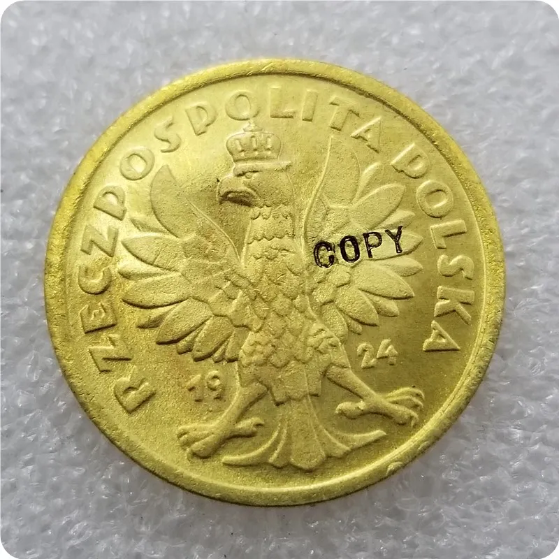 1924-Poland-Polonia-Polska-Polen-Pologne-50-zlotych имитация монеты