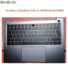 Het Palmrest Toetsenbord Voor Huawei Matebook 14 KLVL-WFH9 KLVD-WDH9 Laptop Toetsenborden Topcase Cover C Shell Touchpad Grijs Backlit