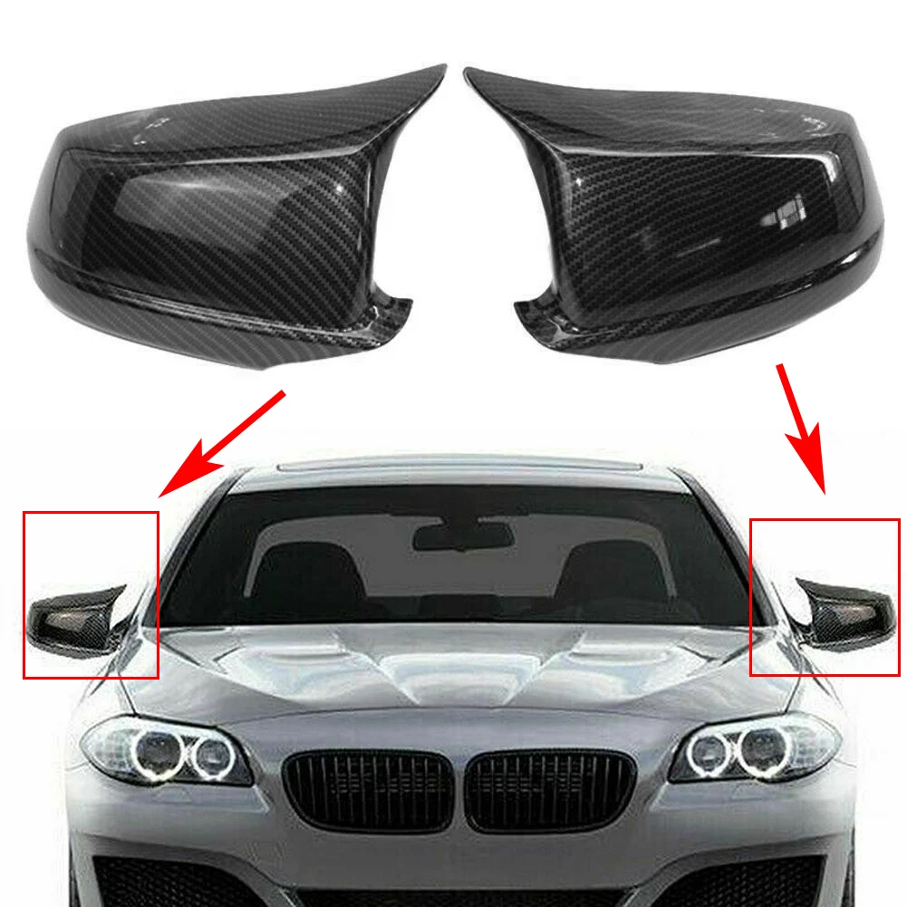 Car Side Mirror Cover Rear View Mirrors Trim For BMW 5 Series F10 2010 2011 2012 2013 & M Series