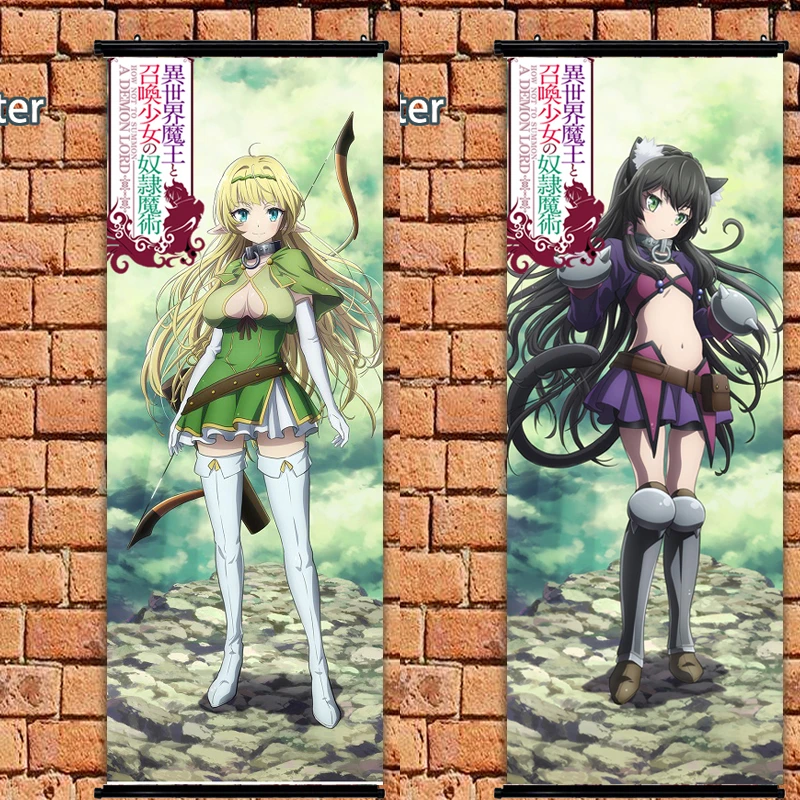 Anime Poster How Not to Summon a Demon Lord Galeu Rem Shera Wall Scroll  Painting Art Prints Home Room Decoration Long 105*40|Vẽ Tranh & Thư Pháp| -  AliExpress