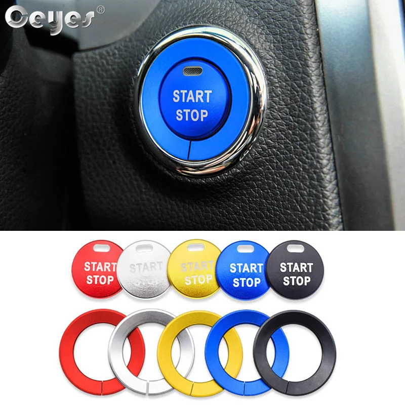 

Ceyes Car Styling Accessories Engine Sticker With Hole Start Stop Ring Button Trim Decoration Cover Case For Nissan Qashqai Juke