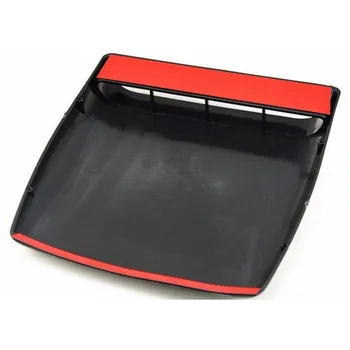 

Car Styling Universal Decorative Air Flow Intake Scoop Turbo Bonnet Vent Cover Hood Silver/white/black