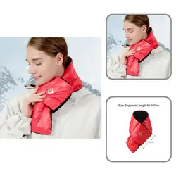 Universal Winter Down Scarf Wind-proof Soft Winter Thermal Thickening Down Scarf  Neck Warmer Scarf    Neck Warmer