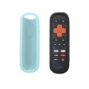 

Roku series Remote Control Skin-Friendly Anti-Lost Case Silicone Shockproof Protective Cover RoHS Tested Material