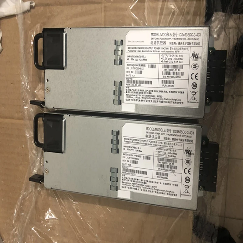 시스코 ISR4451 4331 스위칭 전원 공급 장치 DS460SDC-3-4C1, 거의 새로운 오리지널 PSU, PWR-4450-DC 341-100301-01