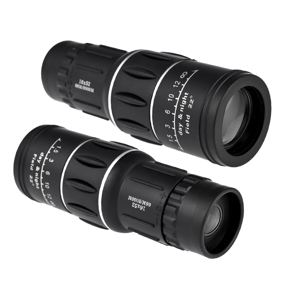 

Portable Monocular Telescope High Definition Power HD Theatrical Eyepiece for Outdoor Watching Hunting Camping (16 X 52)