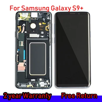 

NEW Original SAMSUNG Galaxy S9 PLUS LCD Touch Screen Digitizer with Frame S9+ G965F Display SUPER AMOLED 6.2 LCD Replacement