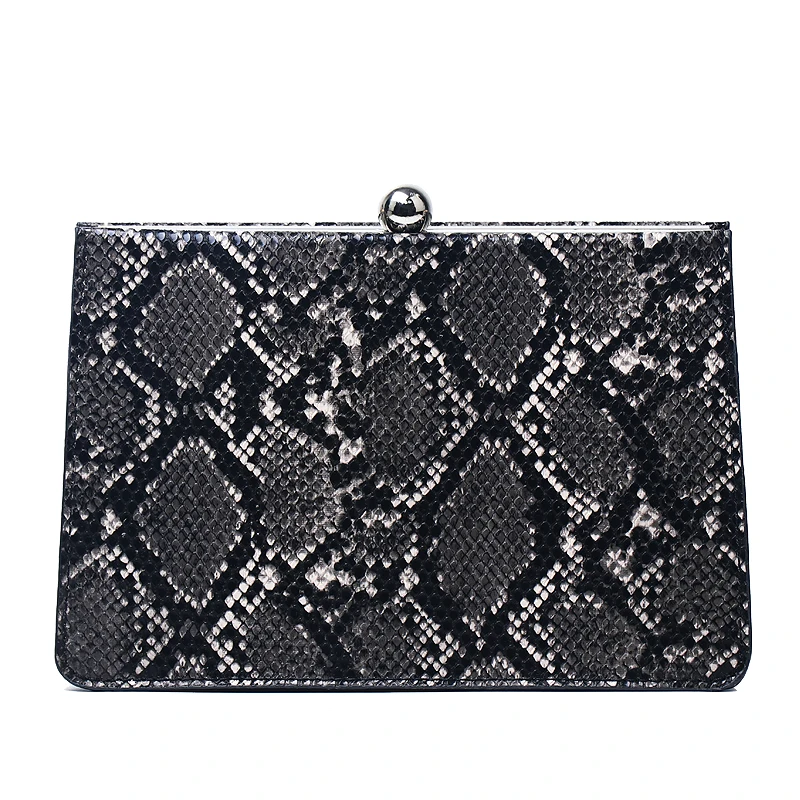

Saudi Arabia Women Loved Women's Designer Luxury Handbag Snake Pattern Shoulder Clutch Bag