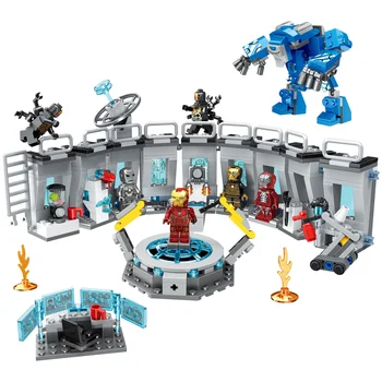 

554pcs Compatible With Lepining Avenger Alliance Iron Man Building Blocks Toy Kit DIY Educational Children Christmas Gifts
