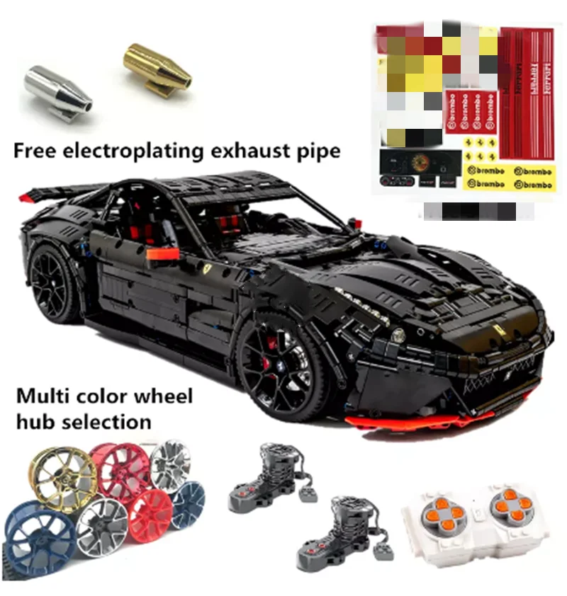 Legoins technology machinery moc 41271 F12 Супер спортивный автомобиль гоночный с дистанционным