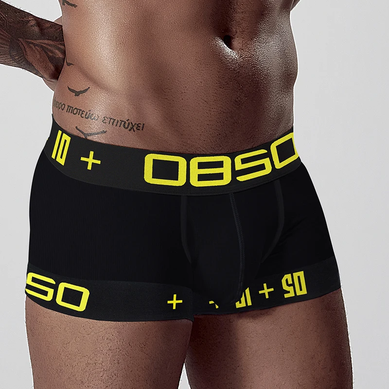Underwear Men Boxer Briefs Low Boxer Cotton Good Quality Set 5-10pcs Many Colors