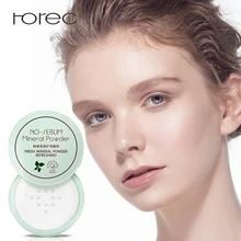 ROREC Профессиональный Прозрачный светильник для пудры, минеральная пудра для лица, контроль масла, гладкий консилер для кожи, основа для макияжа