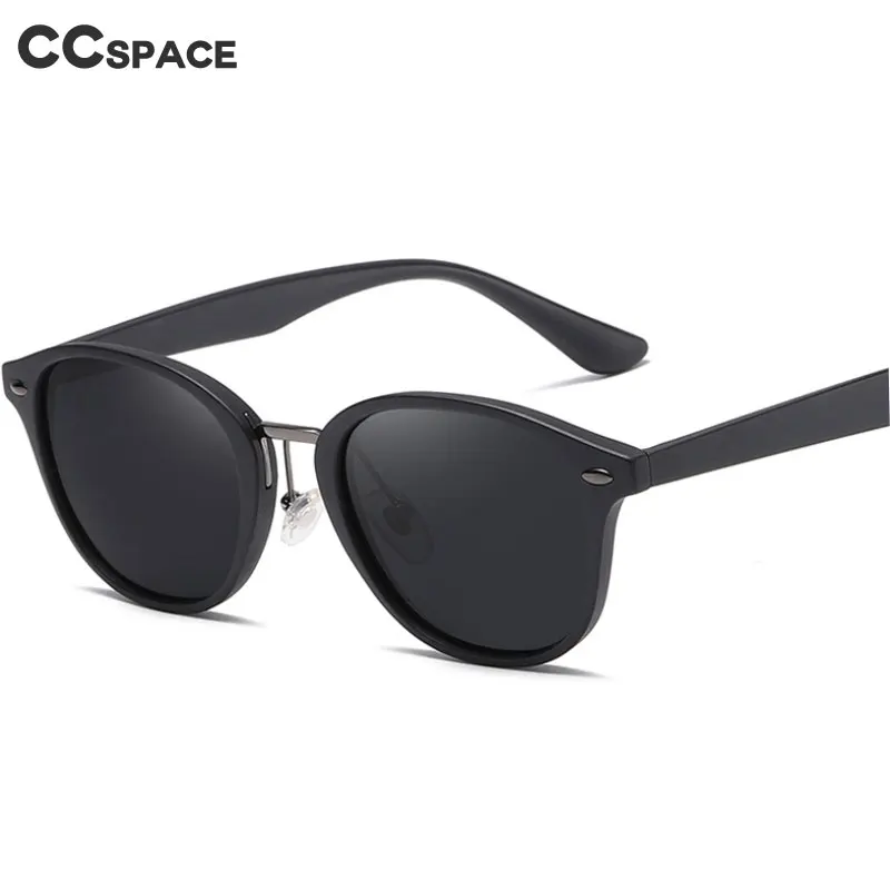 

45988 Polarized Plastic Titanium Round Retro Sunglasses Men Simple Classic Driving Sun Glasses UV400