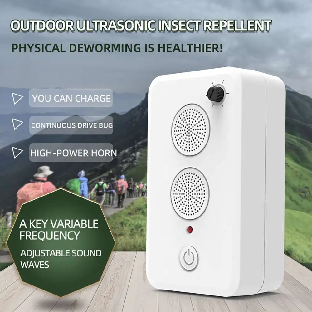 Ultrasound Mouse Cockroach Repeller Device Insect Rats Spiders Mosquito Killer Control Household Pest Ultrasonic Dog Repeller