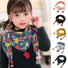 Милые треугольные нагрудники с рисунком, слюнявчик для кормления, Хлопковое полотенце для младенцев, шарф с подвеской, разные стили