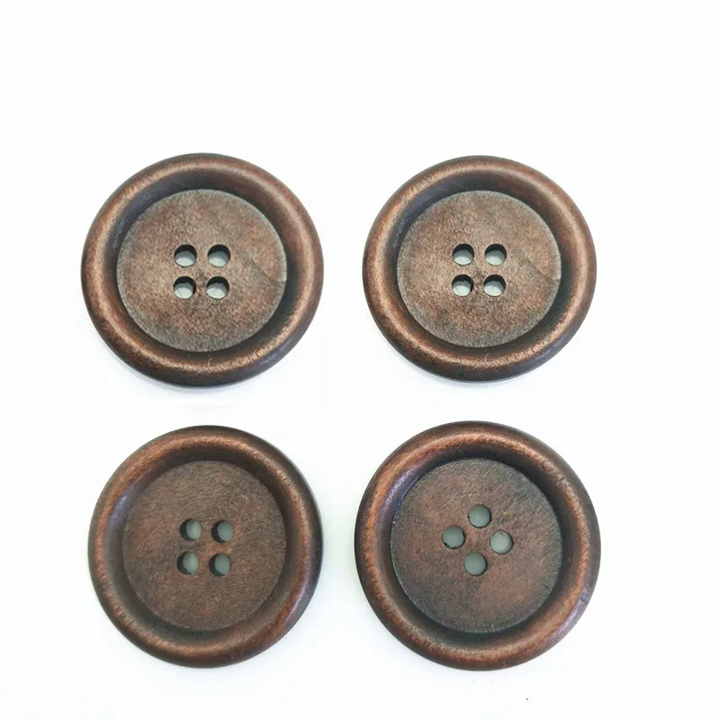 25 шт. деревянные пуговицы в стиле ретро 30 мм|wooden button mm|wooden buttonsbuttons for craft |