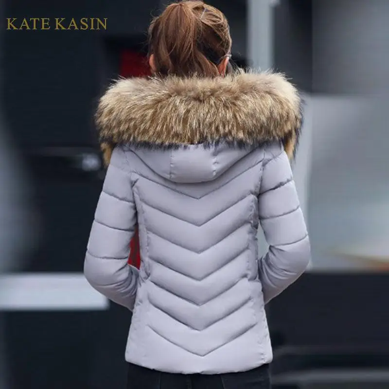 Kate Kasin, зимняя куртка, пальто, женская мода, длинный рукав, на молнии, с капюшоном, пальто, верхняя одежда, женская зимняя теплая парка,, Manteau Femme