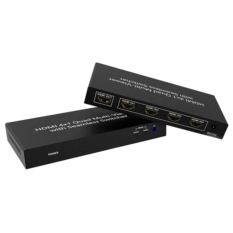 Hdmi 4 вход 1 Выход 1080P 60Hz Quad multi-просмотра с бесшовным переключателем и пультом дистанционного управления