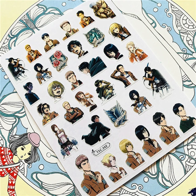 TSC-212 TSC-213 Cartoon anime character 3D Back glue Nail Art Stickers Decals Sliders Nail ornament decoration TSC-242