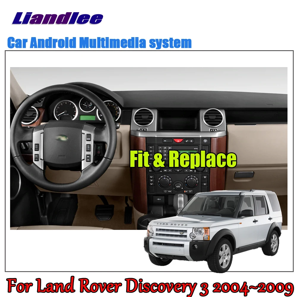 Liandlee Android 2+ 32G для Land Rover Discovery 3 LR3 L319 2004~ 2009 Автомобильный ips экран Carplay gps Navi карта навигации медиа