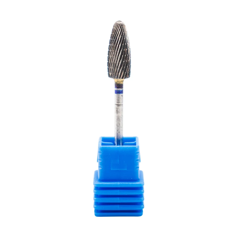 

Tungsten Alloy Cone Carbide Milling Cutters Nail Drill Bit Electric Machine Nail Files Accessories Silver Coated Nail Tool