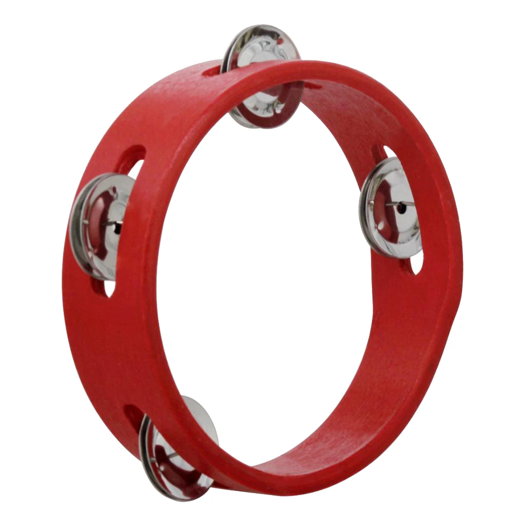 Вечерние деревянные принадлежности Jingle Ring музыкальный инструмент обучающая игрушка с металлическими двухрядными Jingles