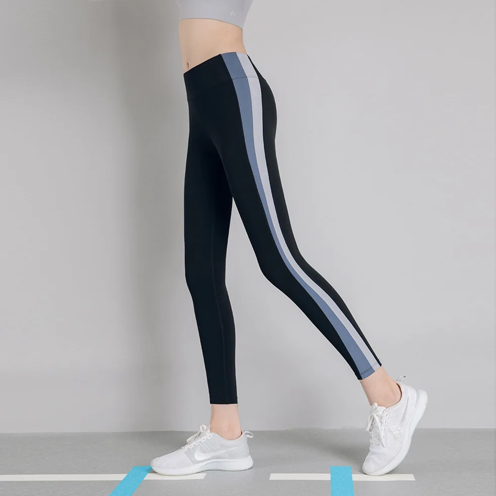 

Large Size Fat Mm Yoga Pants Women's Slim Fit Slimming Korean-style-Elasticity Quick-Dry Running Fitness Sports Ninth Pants
