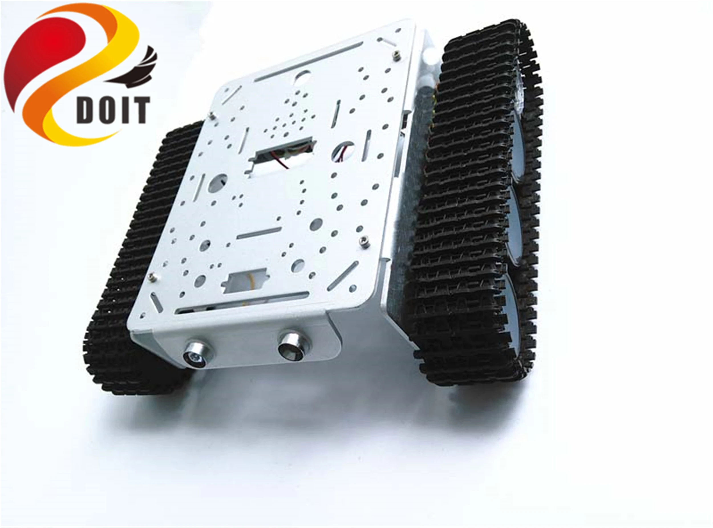 SZDOIT TP200 металла умный робот шасси танка комплект гусеничная+ 9 В/12 V двигателей с датчиком DIY для Arduino