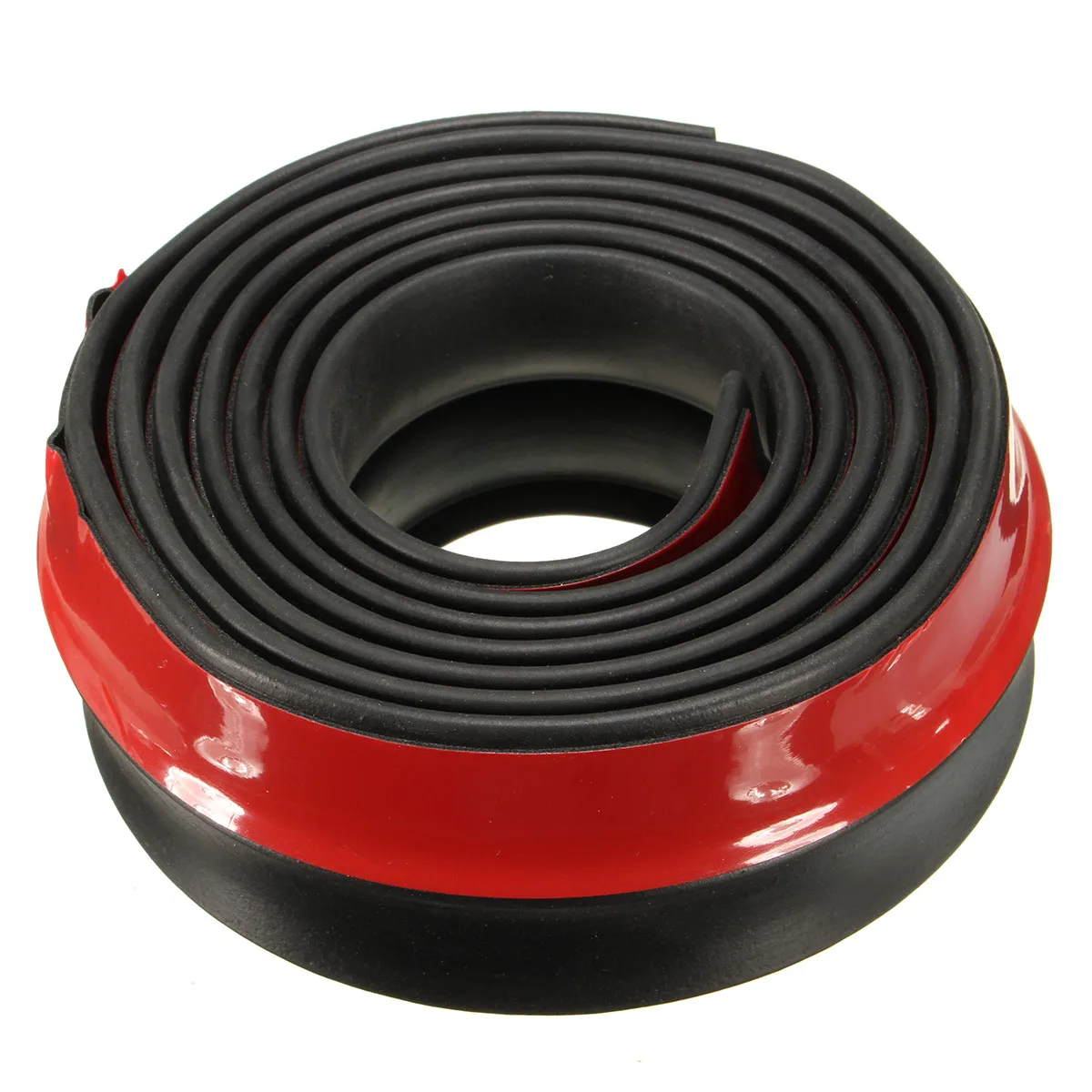 2 шт., 6 цветов, 2,5 м, 6 см., резиновый бампер для губ, защитные накладки на бампер для автомобиля, наружные накладки на бампер, полоска для губ - Цвет: 1PC B