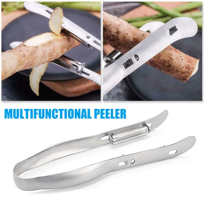 Double-Sided Stainless Steel Vegetable Peeler Easy to Use and Clean Compact Portable TT-best