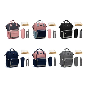 

Nappy Backpack Bag Mummy Large Capacity Bag Mom Baby Multi-function Waterproof Outdoor Travel Diaper Bags For Baby Care