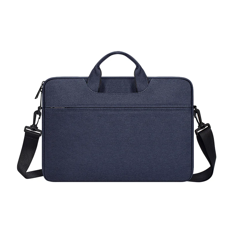 Сумка для ноутбука 13,3, 15,6, 14 дюймов, водонепроницаемый чехол для ноутбука Xiaomi Macbook Air Pro 13, 15 шт., сумка через плечо, женская сумка, портфель - Цвет: navy blue-II