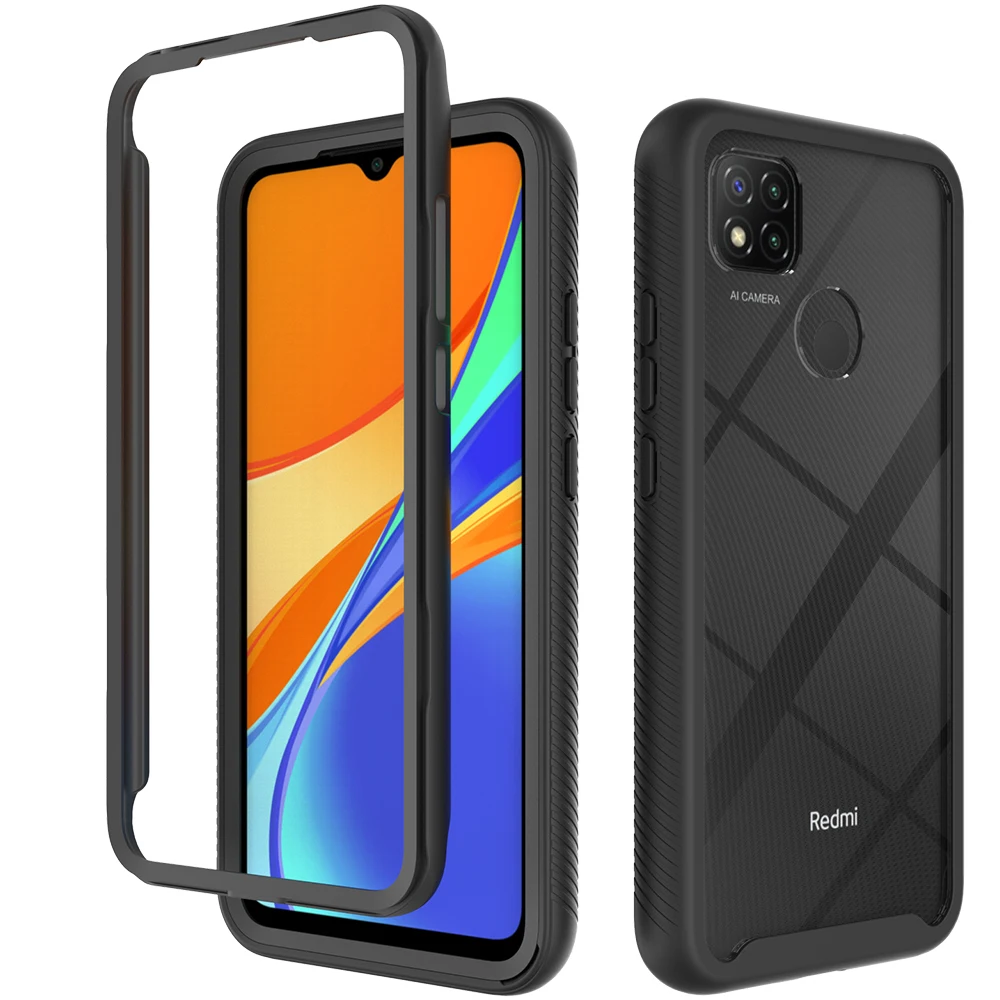 Full Protection Hard Acrylic Business Case for Xiaomi Redmi 9C 9A 9 Note 10 9S 8 Pro Mi 10T 5G Poco X3 NFC F3 Cover | Мобильные