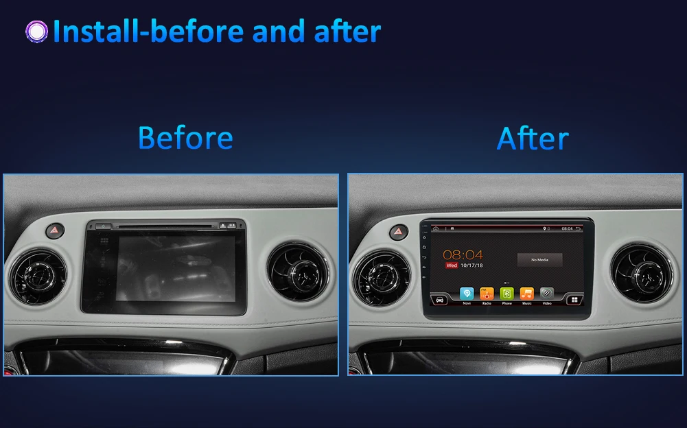 Sale 2 din Android 9.0 Octa Core PX6 Car Radio Stereo GPS Navi Audio Video Player Unit PC Wifi BT HDMI AMP 7851 OBD DAB+ SWC 4G+64G 58